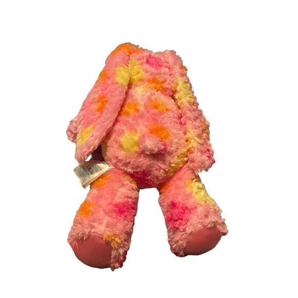 Build-A-Bear Workshop Kids Pink Polka Dots Bunny Rabbit Stuffed Animal Plush Toy - Picture 4 of 12